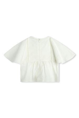 white cotton shirt CHLOE' KIDS | C20020117